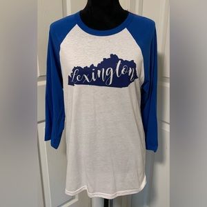 NWT Sugar Belles Boutique Lexington, KY Baseball Tee